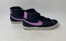 Load image into Gallery viewer, Nike Kids Blazer Mid 77 DA4086-005 Black Purple Lace-Up Sneaker Shoes Size 6Y
