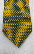 Load image into Gallery viewer, Alfredo Bendiny Mens Yellow Printed Silk Adjustable Formal Pointed Tie
