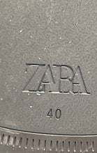 Load image into Gallery viewer, Zara Womens Gold-Tone Open Toe Wedge Heel Ankle Strap Sandals Size EUR 40
