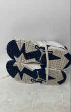 Load image into Gallery viewer, Nike Kids Jordan 6 Retro 384666-141 White Blue Sneaker Shoes Size 13C
