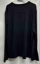 Load image into Gallery viewer, Calvin Klein Mens Black Cotton Long Sleeve V-Neck Pullover T-Shirt Size XL
