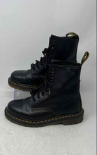 Load image into Gallery viewer, Dr. Martens Womens 1460 11821006 Black Leather Round Toe Ankle Combat Boots 6 M
