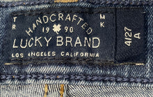 Load image into Gallery viewer, Lucky Brand Womens Blue Classic 5-Pocket Design Belt Loops Skinny Jeans Sz 4/27
