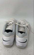 Load image into Gallery viewer, Nike Womens Delight V 651997-100 White Black Lace-Up Golf Spikes Shoes Size 6
