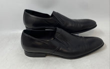 Load image into Gallery viewer, Carlo Pazolini Mens Black Leather Round Toe Slip-On Shoes Size EU 42
