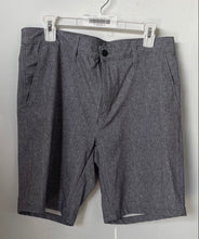 Load image into Gallery viewer, 14th &amp; Union Mens Gray Flat Front Slash Pockets Slim Fit Chino Shorts Size 32

