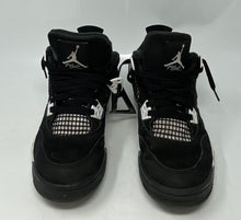 Load image into Gallery viewer, Authentic Nike Kids Jordan 4 Retro FQ8213-001 Black Sneaker Shoes Size 6.5Y
