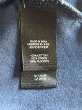 Load image into Gallery viewer, Kenneth Cole Mens Navy Blue Gray Cotton Short Sleeve Collared Polo Shirt Size M

