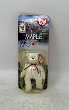 Load image into Gallery viewer, TY Maple White Bear Soft Toy Beanie Baby 1999 Retired Plush Stuffed Animal

