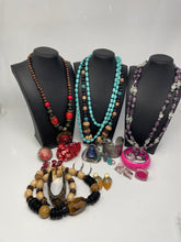 Load image into Gallery viewer, Women's Jewelry Necklaces-Bracelets-Earrings-Rings (19 Pcs)

