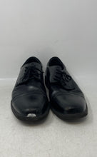 Load image into Gallery viewer, Van Heusen Mens Black Leather Cap Toe Lace-Up Oxford Dress Shoes Size 9M
