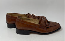 Load image into Gallery viewer, Pronto Uomo Firenze Mens Brown Leather Tassel Split Toe Loafer Shoes Size 11.5

