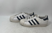 Load image into Gallery viewer, Adidas Boys Superstar C77154 White Leather Low Top Lace-Up Sneaker Shoes Size 4
