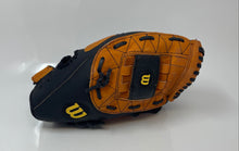 Load image into Gallery viewer, Wilson Mens A360 Series Black Brown Leather Baseball Glove And White Baseball

