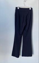 Load image into Gallery viewer, Express Womens Blue Super High-Rise Pockets Flare Leg Trouser Pants Size 8R
