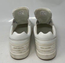 Load image into Gallery viewer, Authentic Tory Burch Womens Clover Court 152959 White Sneaker Shoes 7M No Laces
