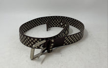 Load image into Gallery viewer, Express Womens Brown Leather Single-Prong Buckle Standard Waist Belt Size Large
