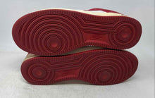 Load image into Gallery viewer, Nike Mens Air Force 1 306353-167 Red White Leather Lace-Up Sneakers Shoes Sz 12
