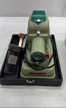 Load image into Gallery viewer, Midway Mansfield Green Hi-Fi Deluxe 35mm Slide Projector Not Tested
