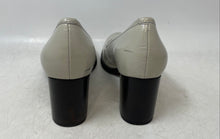 Load image into Gallery viewer, Marc Joseph Womens Gray Leather Slip-On Round Toe Block Pump Heels Size 8
