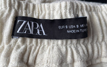 Load image into Gallery viewer, Zara Womens Beige Elastic Waist Stretch Pull-On Trouser Pants Size Small
