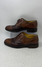 Load image into Gallery viewer, Bravo Browns Mens Brown Leather Cap Toe Lace-Up Oxford Dress Shoes Size EUR 45
