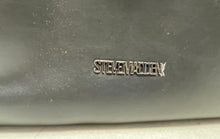 Load image into Gallery viewer, Steve Madden Womens Black Leather Inner Pockets Double Handle Tote Purse
