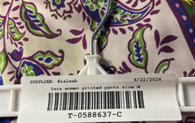 Load image into Gallery viewer, Zara Womens Multicolor Printed Elastic Waist Palazzo Pants Size Medium
