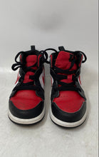 Load image into Gallery viewer, Nike Boys Air Jordan 1 Mid 640735-079 Black Red White Sneaker Shoes Size 10C
