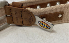 Load image into Gallery viewer, Fossil Mens MB4064250 Beige Adjustable Buckle Webbed Utility Belt Size 90/36
