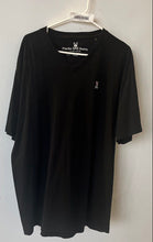 Load image into Gallery viewer, Psycho Bunny Mens Black Cotton Short Sleeve Crew Neck Regular Fit T-Shirt Size 8
