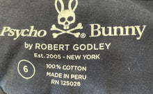 Load image into Gallery viewer, Psycho Bunny Mens Blue White Tie-Dye Cotton Short Sleeve Crew Neck T-Shirt Sz 6
