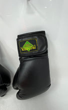 Load image into Gallery viewer, Premier Womens Black Leather Adjustable Martial Arts Training Boxing Gloves
