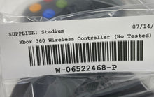 Load image into Gallery viewer, Microsoft Xbox 360 Black Plastic Wireless Video Game Controller Not Tested
