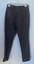 Load image into Gallery viewer, Jones New York Womens Brown Leather 5-Pocket Design Dress Pants Size 4
