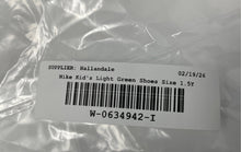 Load image into Gallery viewer, Nike Girls LeBron 17 BQ5595-444 Light Green Lace-Up Sneaker Shoes Size 1.5Y
