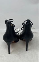 Load image into Gallery viewer, Coach Womens Kira Black Leather Open Toe Stiletto Strappy Heels Size 5 B
