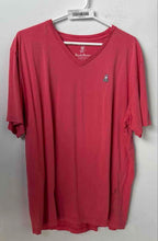 Load image into Gallery viewer, Psycho Bunny Mens Pink Cotton V-Neck Short Sleeve Pullover T-Shirt Size 8
