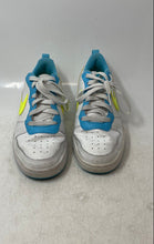 Load image into Gallery viewer, Nike Kids Court Borough Low 2 BQ5448-122 White Yellow Blue Sneaker Shoes Size 7Y
