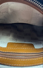 Load image into Gallery viewer, Michael Kors Womens Brown Leather Adjustable Strap Crossbody Bag &amp; Wallet
