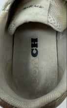 Load image into Gallery viewer, Coach Womens Clip G4966 Beige Brown Leather Lace-Up Sneaker Shoes Size 7.5 B
