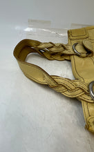 Load image into Gallery viewer, Fossil Womens Yellow Leather Inner Pockets Double Handle Shoulder Bag
