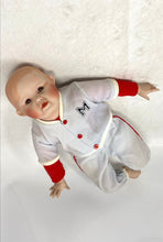 Load image into Gallery viewer, Vintage 1989 Yolanda Bello Signed Michael Baseball 11" Porcelain Baby Boy Doll
