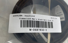 Load image into Gallery viewer, Timberland Mens Black Silver Buckle Adjustable Dress Belt Size 32
