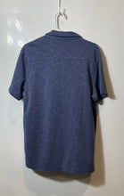 Load image into Gallery viewer, Alfani Mens Blue Spread Collar Short Sleeve Button-Up Shirt Size Medium
