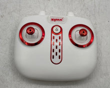 Load image into Gallery viewer, Syma Red White HD Camera Remote Control Quadcopter Drone Not Tested
