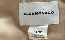 Load image into Gallery viewer, Club Monaco Womens Beige Silk Sleeveless Shawl Collar Cardigan Sweater Size XS
