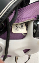 Load image into Gallery viewer, Roller Derby Girls Stryde White Purple Adjustable Inline Skates Size 2-5
