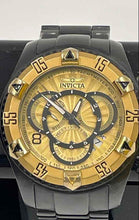 Load image into Gallery viewer, Authentic Invicta Men's Gold-Tone Black Watch With Box
