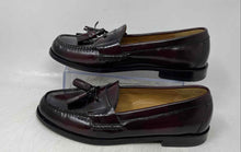 Load image into Gallery viewer, Cole Haan Mens Pinch Burgundy Leather Tassel Slip-On Loafer Shoes Size 8
